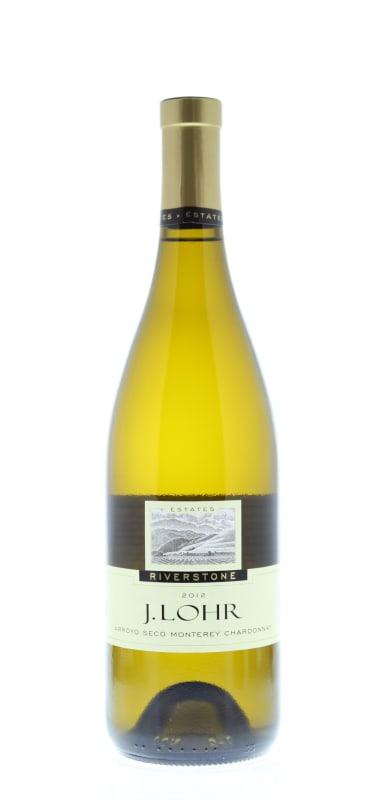 J. Lohr Estates Riverstone Chardonnay 2012 Front Bottle Shot