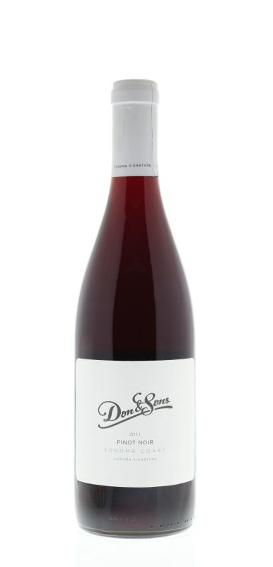 Don & Sons Sonoma Coast Pinot Noir 2011 Front Bottle Shot