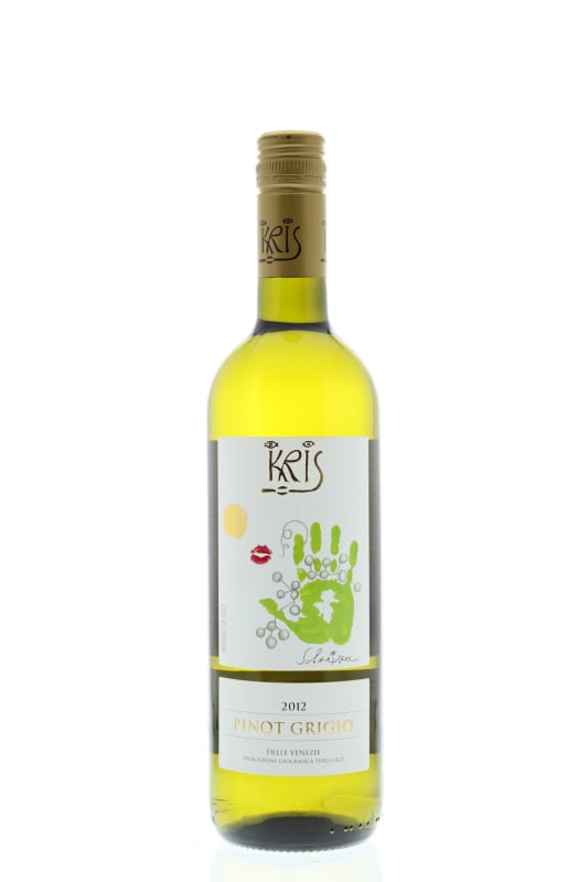 Kris Pinot Grigio 2012 Front Bottle Shot