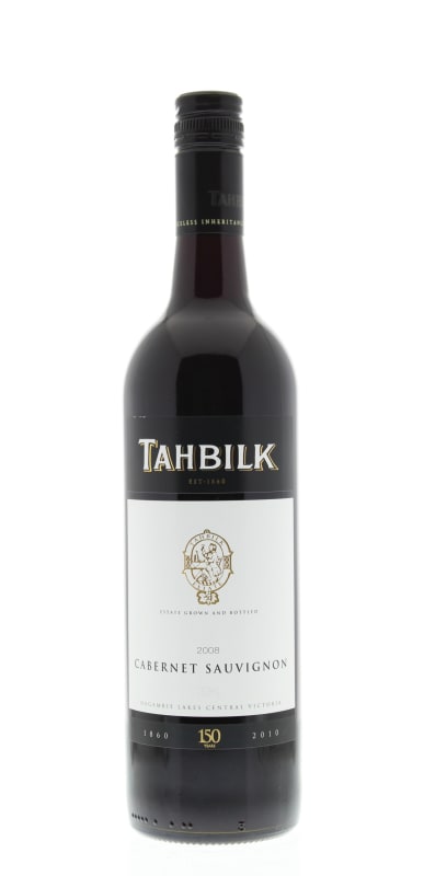 Tahbilk Cabernet Sauvignon 2008 Front Bottle Shot