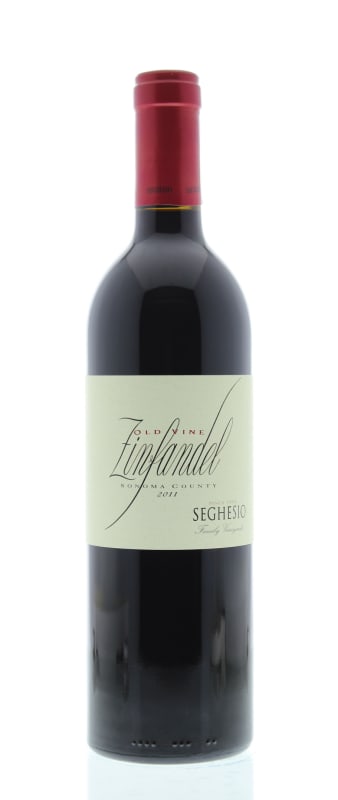 Seghesio Old Vine Zinfandel 2011 Front Bottle Shot