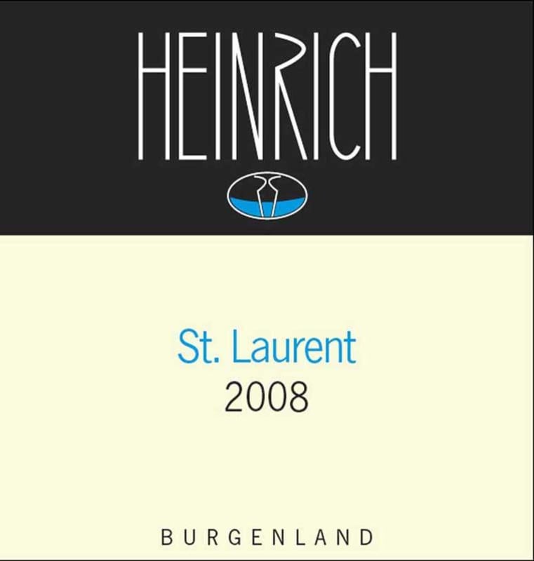 Heinrich St. Laurent 2008 Front Label