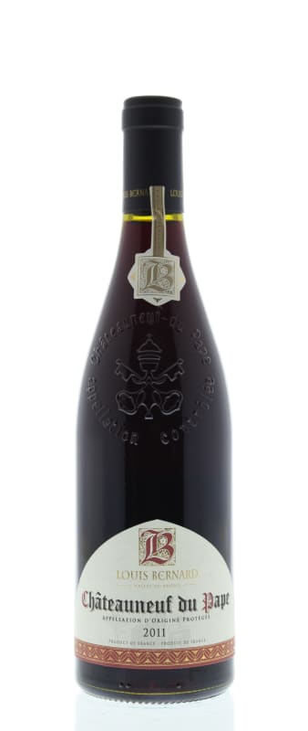 Louis Bernard Chateauneuf-du-Pape 2011 Front Bottle Shot