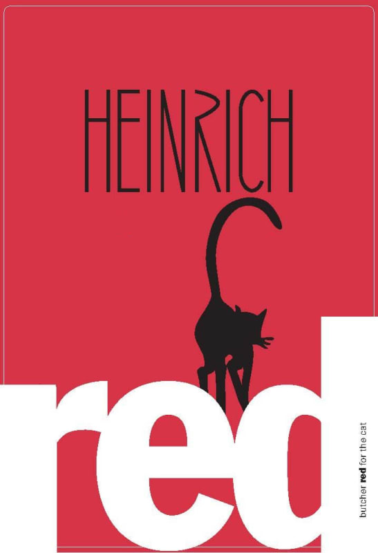 Heinrich Red 2012 Front Label