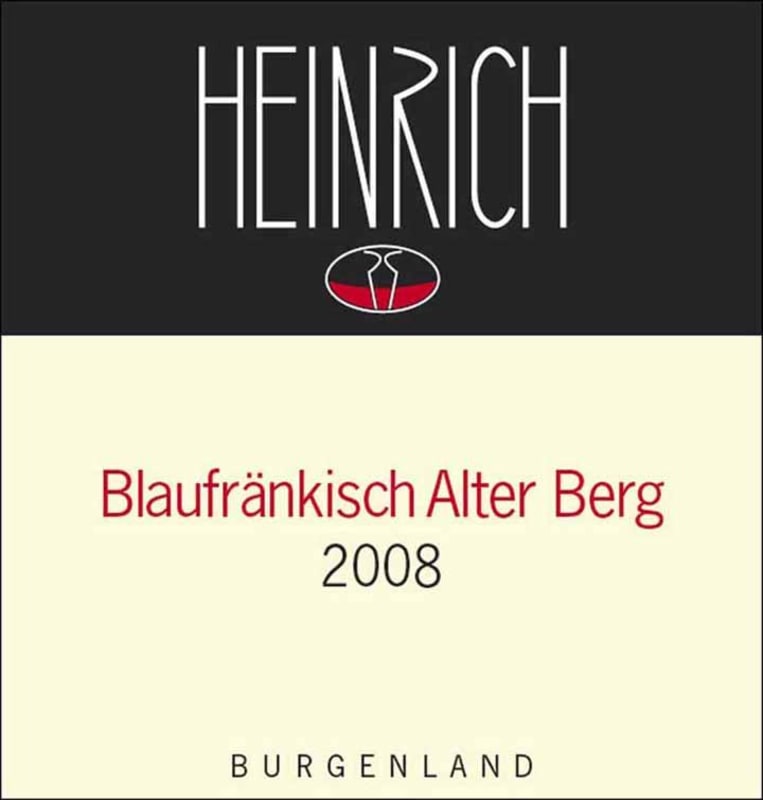Heinrich Alter Berg Blaufrankisch 2008 Front Label