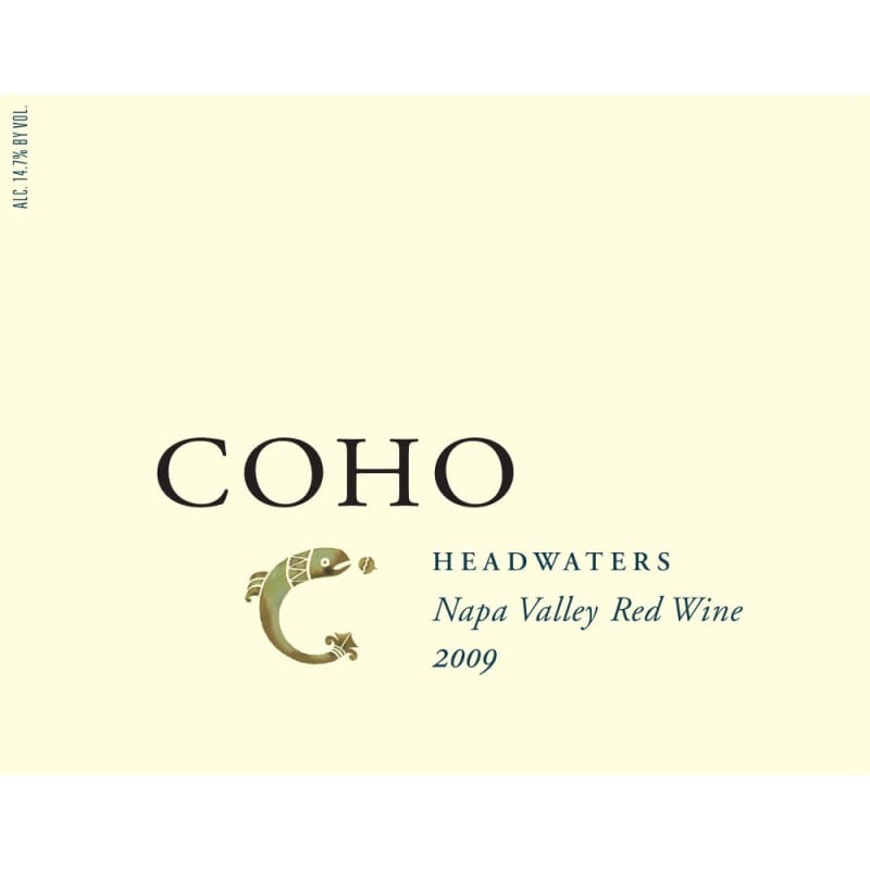 Coho Headwaters 2009 Front Label