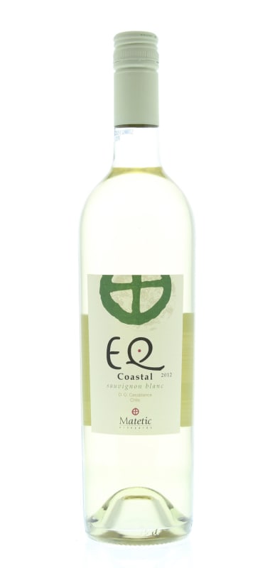 Matetic EQ Coastal Sauvignon Blanc 2012 Front Bottle Shot