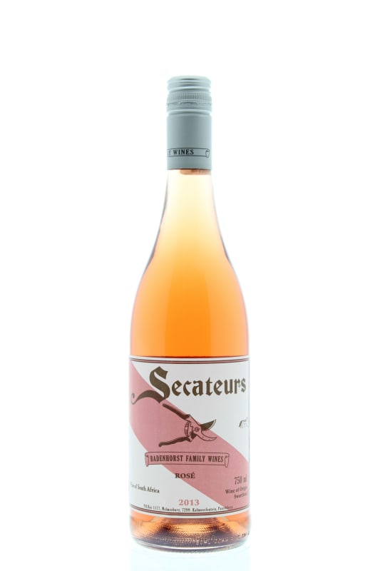 Badenhorst Secateurs Rose 2013 Front Bottle Shot