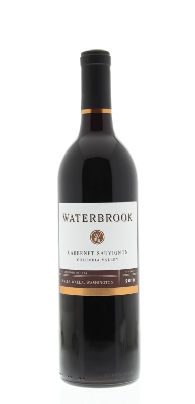 Waterbrook Cabernet Sauvignon 2010 Front Bottle Shot