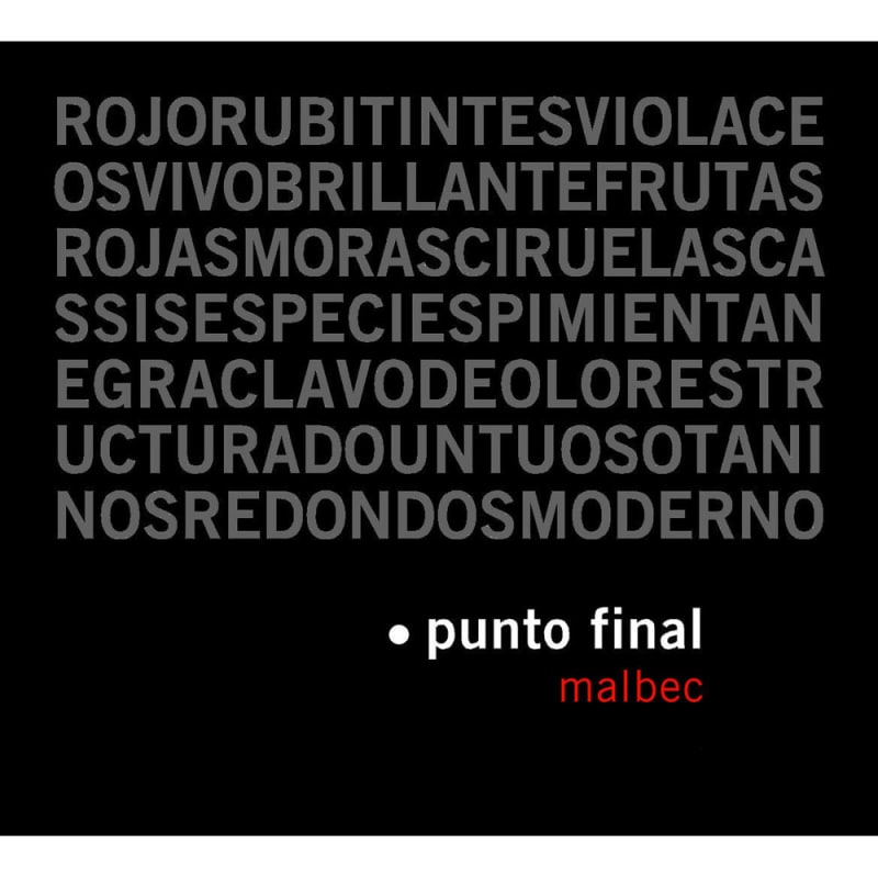 Bodegas Renacer Punto Final Malbec Classico 2012 Front Label