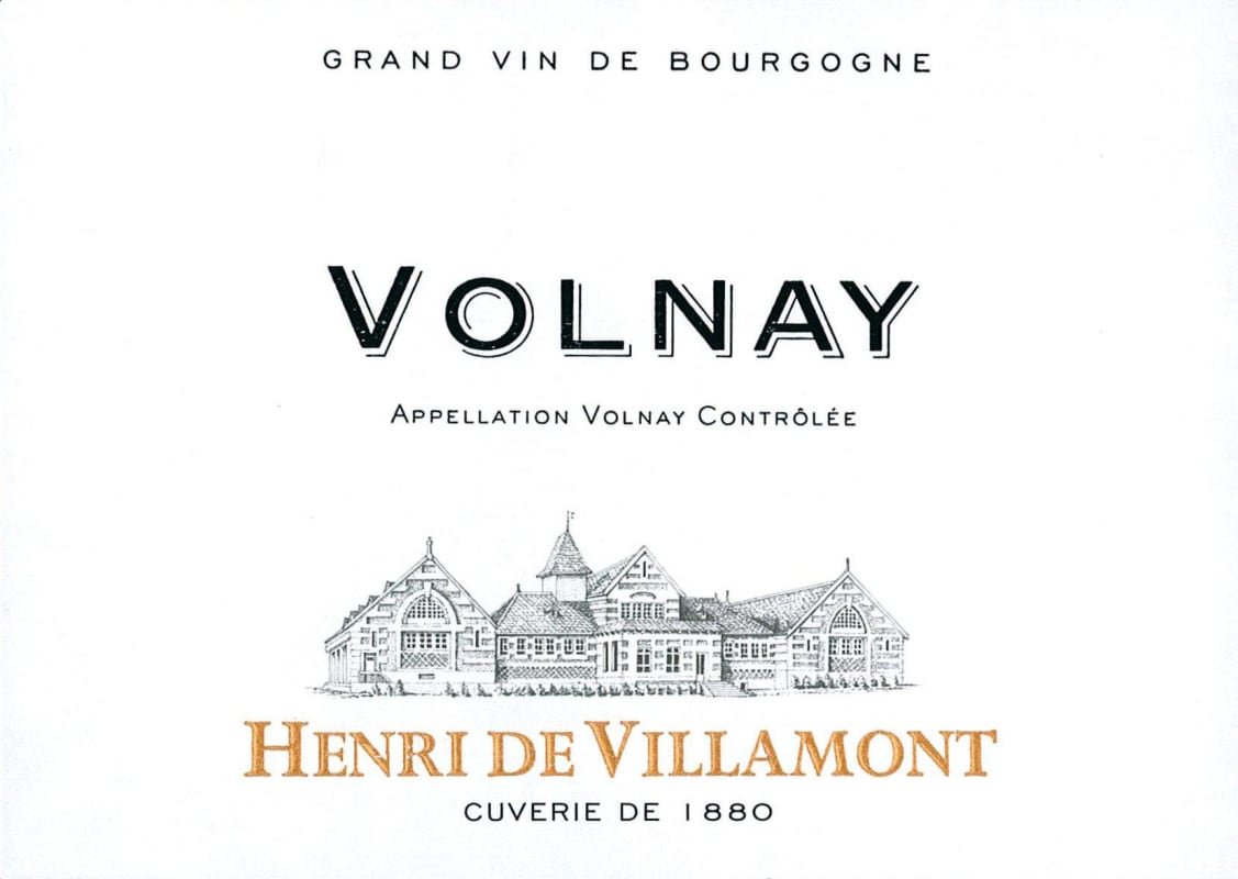 Henri de Villamont Volnay 2014 Front Label