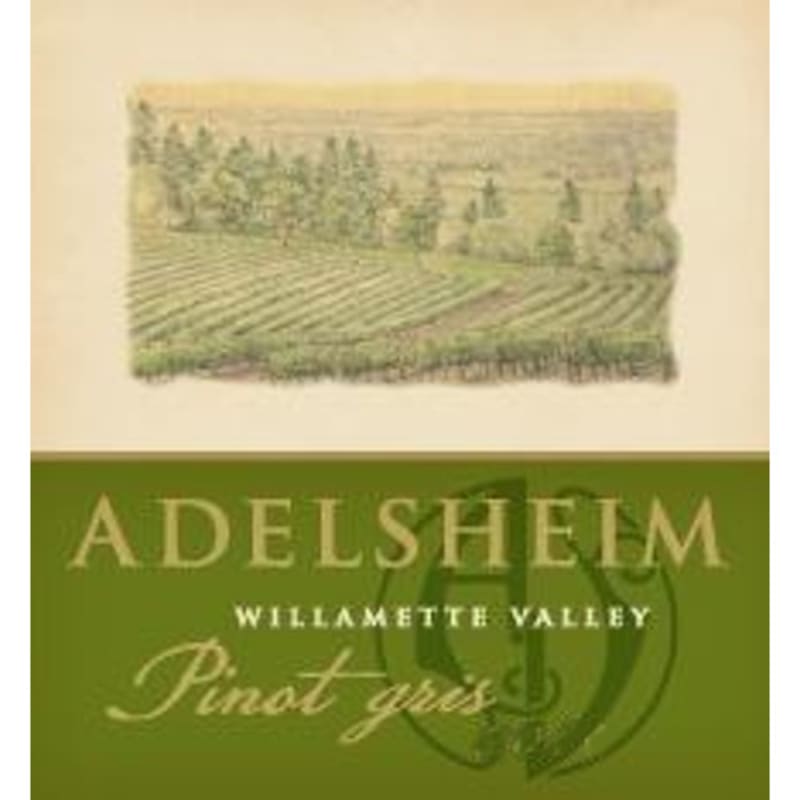 Adelsheim Pinot Gris 2012 Front Label