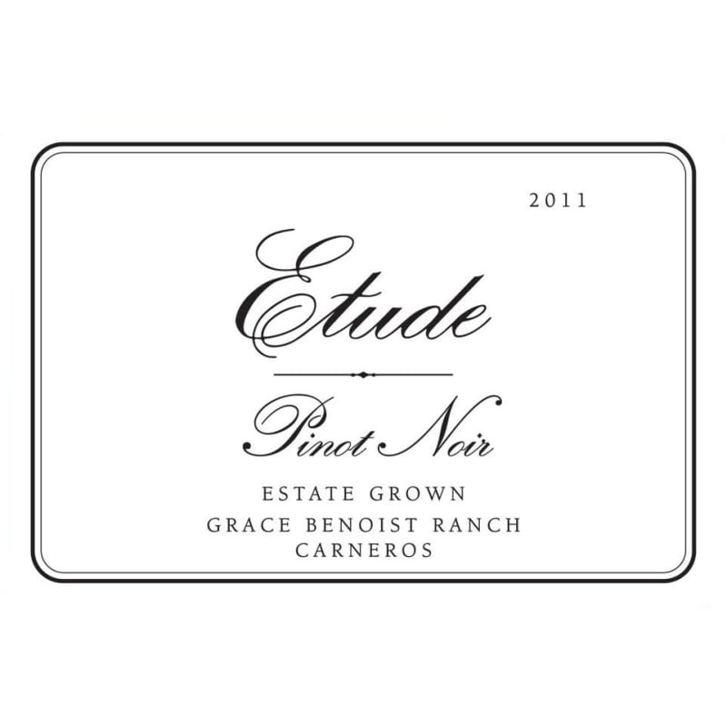 Etude Carneros Estate Pinot Noir 2011 Front Label