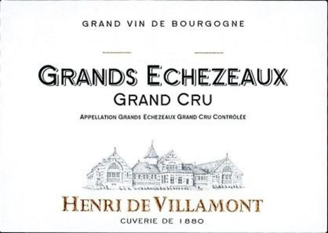 Henri de Villamont Grands-Echezeaux Grand Cru 2014 Front Label