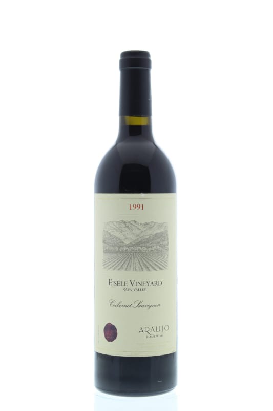 Araujo Eisele Vineyard Cabernet Sauvignon 1991 Front Bottle Shot