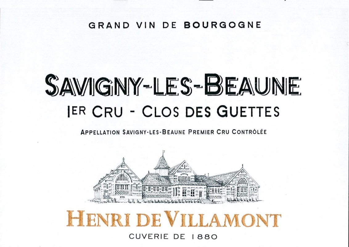 Henri de Villamont Savigny-Les-Beaune Clos Des Guettes 2013 Front Label