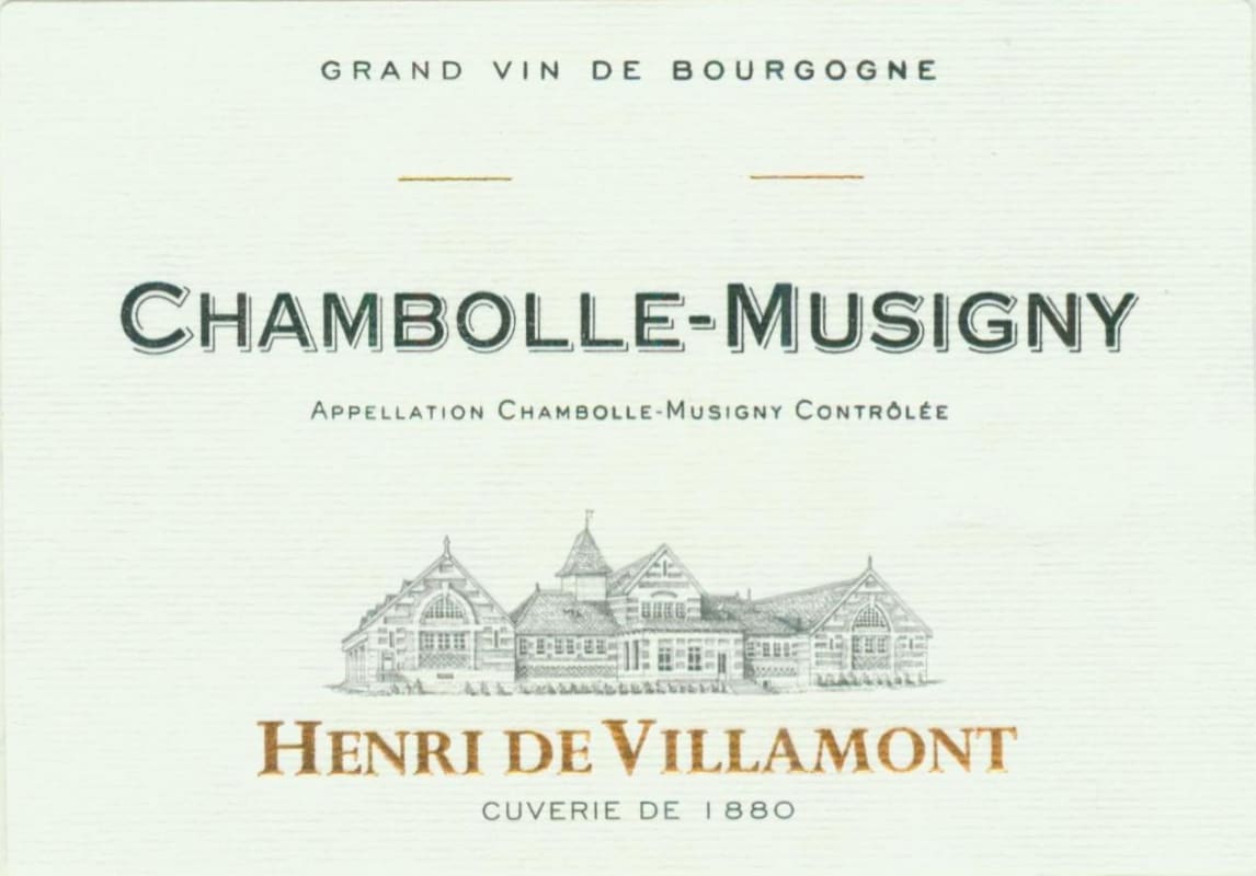 Henri de Villamont Chambolle-Musigny 2011 Front Label