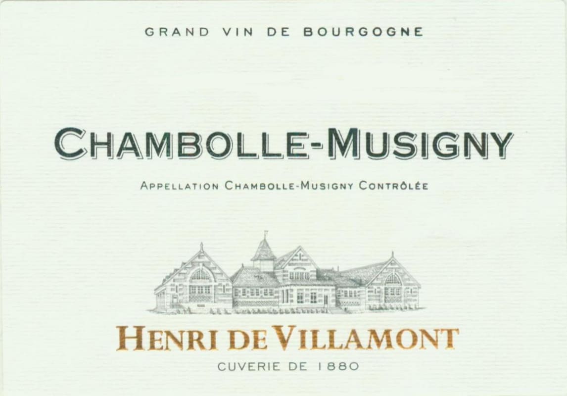 Henri de Villamont Chambolle-Musigny 2013 Front Label