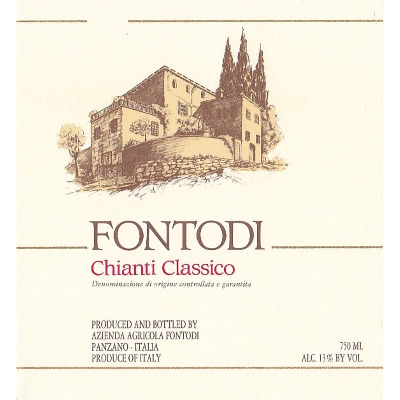 Fontodi Chianti Classico (375ML half-bottle) 2009 Front Label