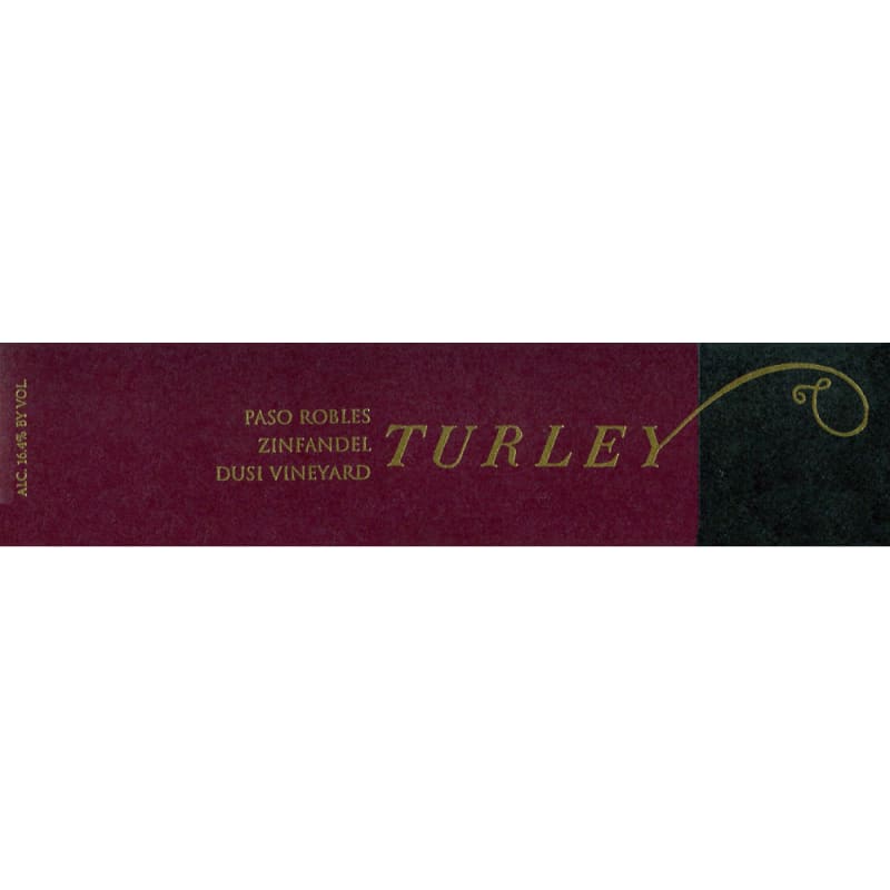 Turley Dusi Zinfandel 2007 Front Label