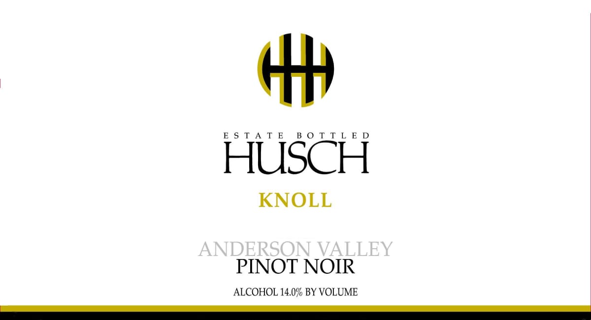 Husch Knoll Pinot Noir 2010 Front Label