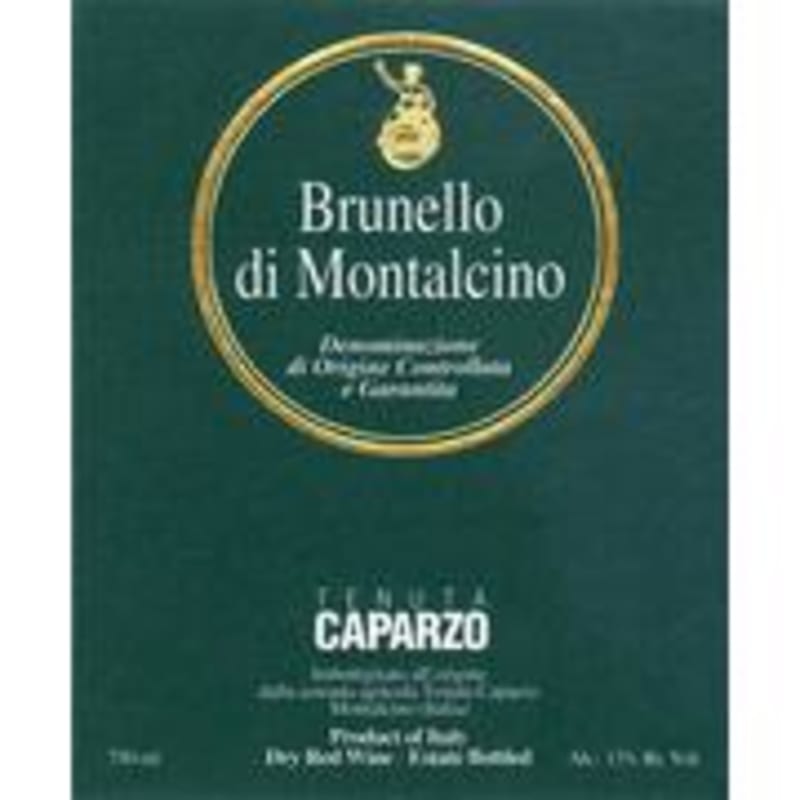 Caparzo Brunello di Montalcino 1990 Front Label