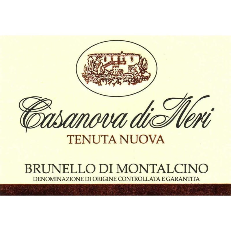 Casanova di Neri Brunello di Montalcino Tenuta Nuova 1995 Front Label