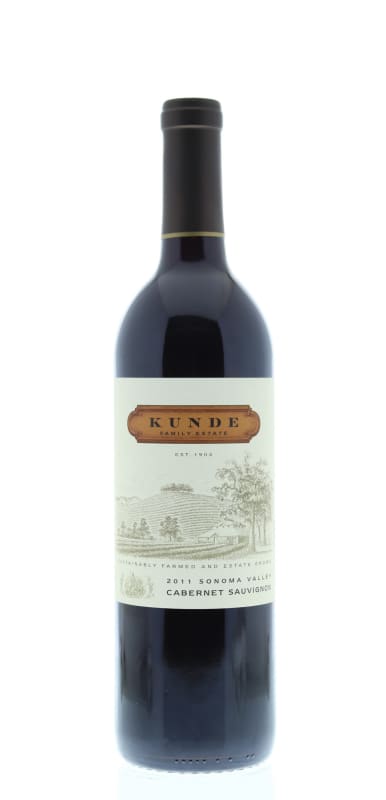 Kunde Cabernet Sauvignon 2011 Front Bottle Shot