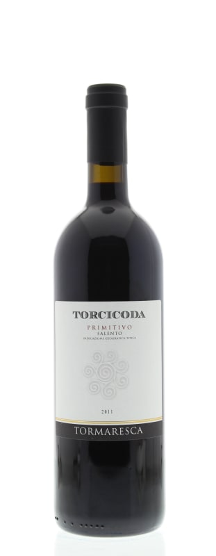 Tormaresca Torcicoda Primitivo 2011 Front Bottle Shot