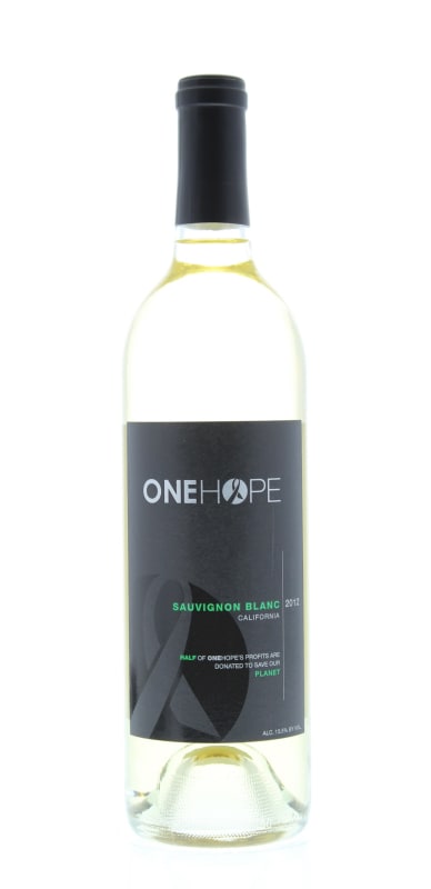ONEHOPE California Sauvignon Blanc 2012 Front Bottle Shot