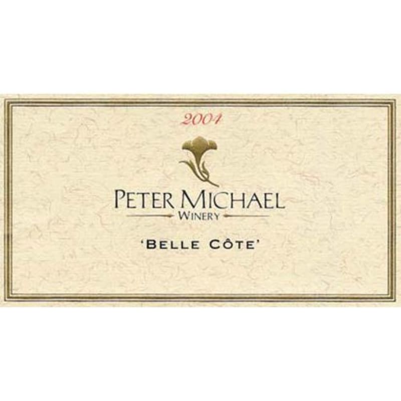 Peter Michael Belle Cote Chardonnay 2004 Front Label