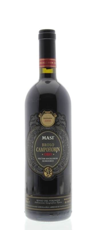Masi Brolo di Campofiorin Oro 2008 Front Bottle Shot