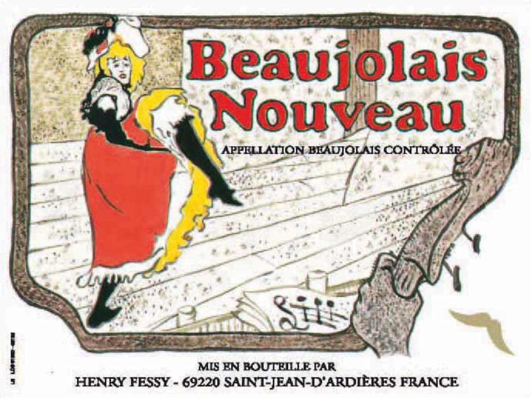 Henry Fessy Beaujolais Nouveau 2012 Front Label