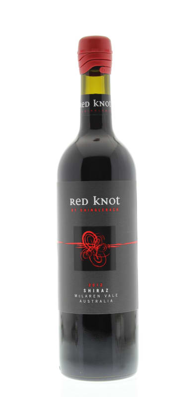 Red Knot Shiraz 2012 Front Bottle Shot