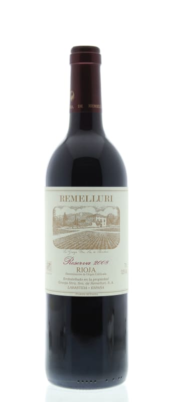 Remelluri Rioja Reserva 2008 Front Bottle Shot