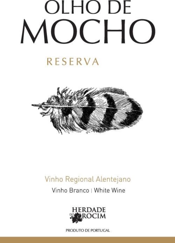 Herdade do Rocim Olho de Mocho Reserva Branco 2014 Front Label