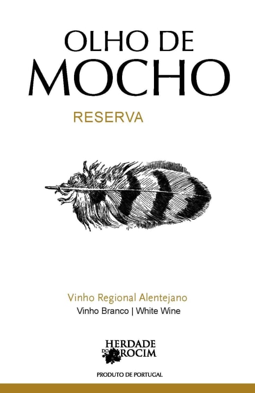 Herdade do Rocim Olho de Mocho Reserva Branco 2009 Front Label