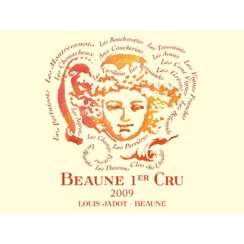 Louis Jadot Beaune Premier Cru Celebration 2009 Front Label