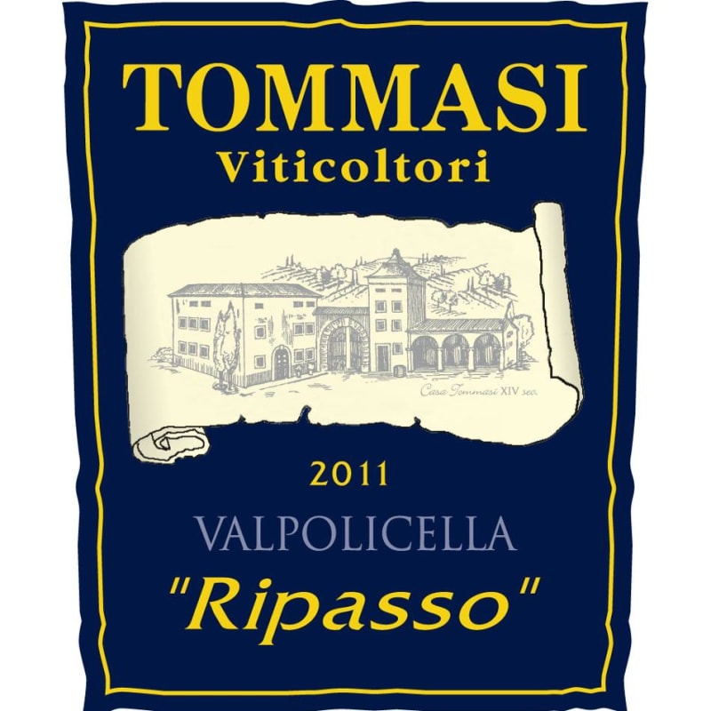 Tommasi Ripasso Valpolicella 2011 Front Label