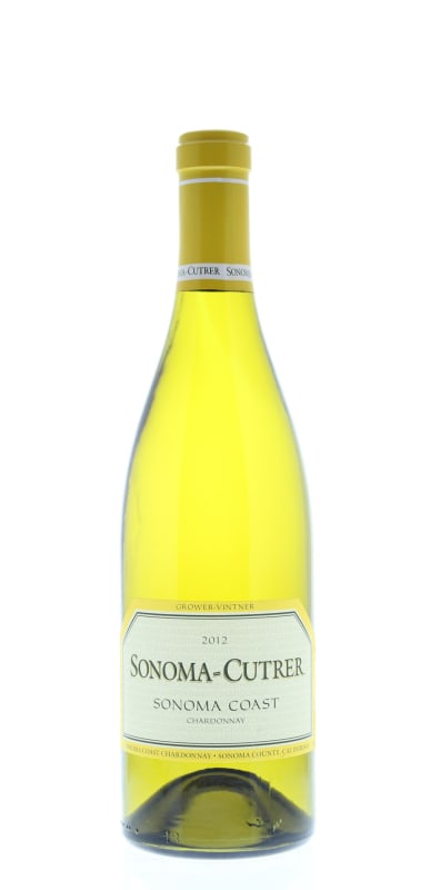 Sonoma-Cutrer Sonoma Coast Chardonnay 2012 Front Bottle Shot