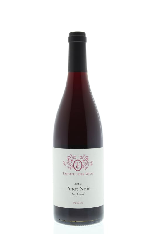 Tortoise Creek Les Oliviers Pinot Noir 2012 Front Bottle Shot