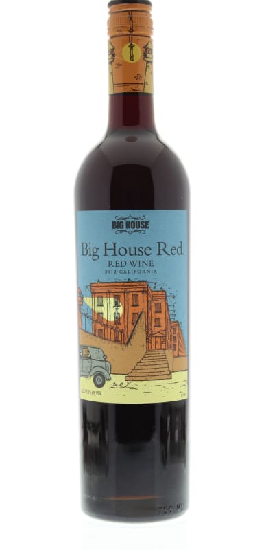 Big House Red Blend 2012 Front Bottle Shot