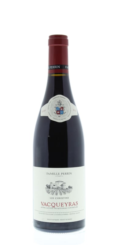 Famille Perrin Vacqueyras Les Christins 2011 Front Bottle Shot