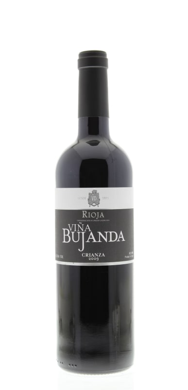 Vina Bujanda Crianza 2009 Front Bottle Shot