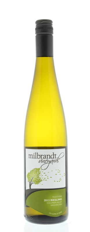 Milbrandt Traditions Riesling 2012 Front Bottle Shot