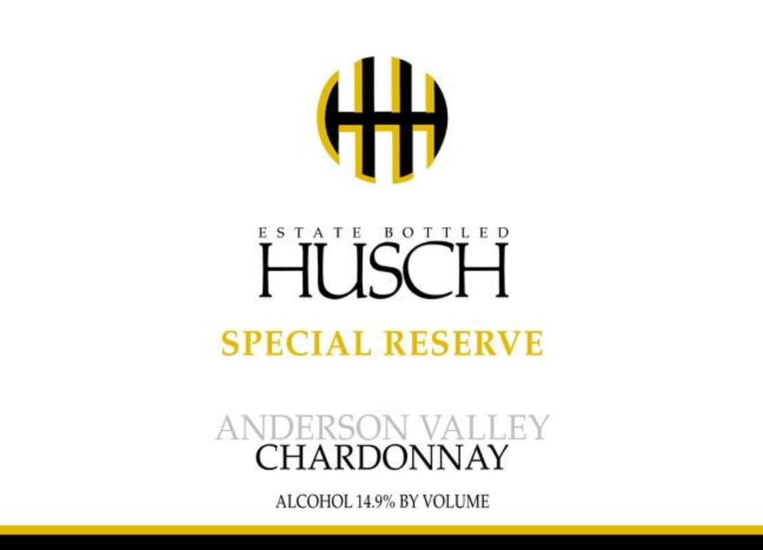 Husch Special Reserve Chardonnay 2009 Front Label