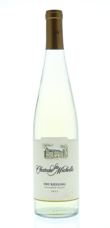 Chateau Ste. Michelle Dry Riesling 2012 Front Bottle Shot