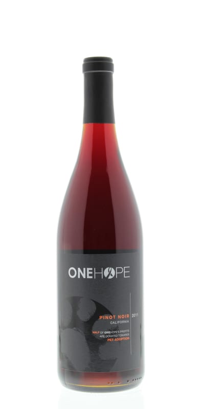 ONEHOPE California Pinot Noir 2011 Front Bottle Shot