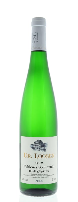 Dr. Loosen Wehlener Sonnenuhr Riesling Spatlese 2012 Front Bottle Shot