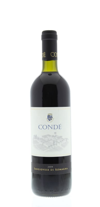 Conde Black Label Sangiovese 2009 Front Bottle Shot